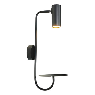 Aplique Pared Con Apoyo Bimba 15085 Gu10 Con Cable Cie