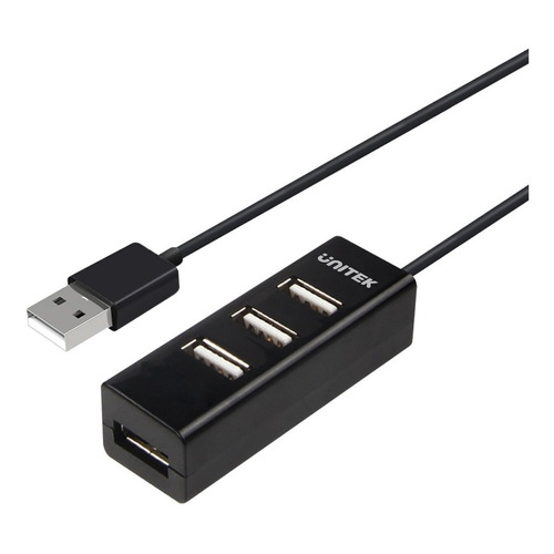 Hub Usb 2.0 4 Puertos Cable Largo De 80cm Calidad