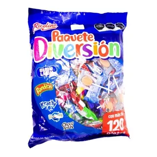 Dulces Surtidos Paquete Diversión Ricolino  1.5 Kg 120piezas