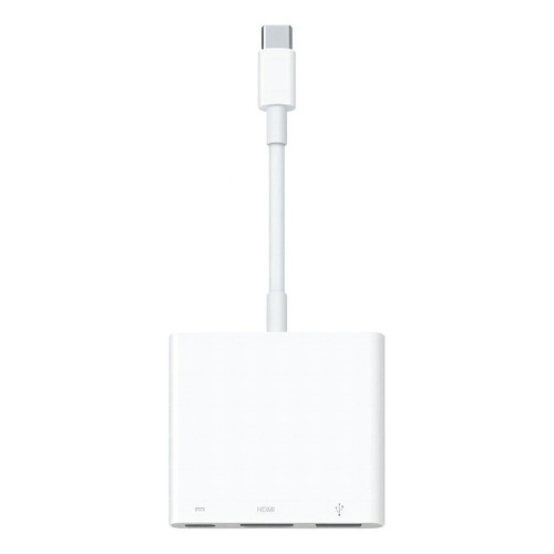 Cable usb tipo c Apple MUF82AM/A blanco con entrada USB Tipo C salida USB Tipo C, HDMI, USB - Distribuidor Autorizado