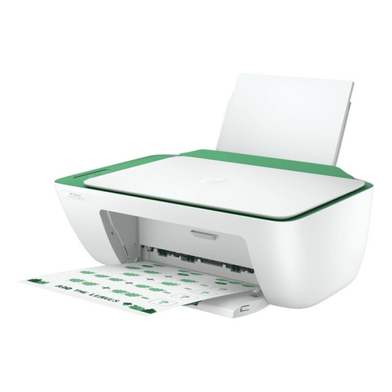 Impresora portátil a color multifunción HP Deskjet Ink Advantage 2375 blanca y verde 100V/240V