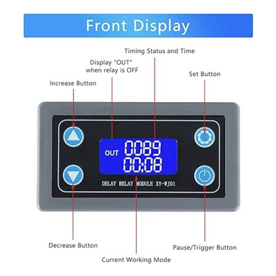 Módulo Temporizador Digital Ajustable Modelo Xy-wj01