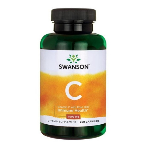 Swanson Vitamina C Con Escaramujos 250 Caps Sabor Sin Sabor