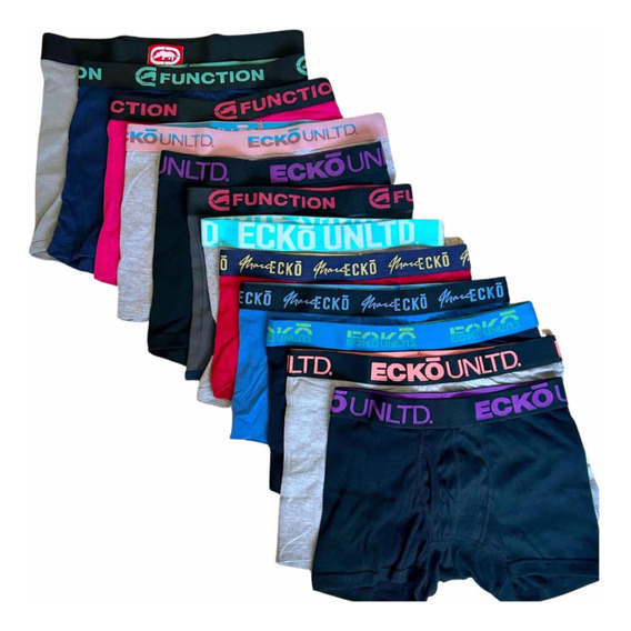 Boxer Caballero Ecko Paquete De Doce Piezas Tallas 28 A 42