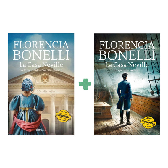 Casa Neville 1 Y 2 - Florencia Bonelli - 2 Libros Planeta