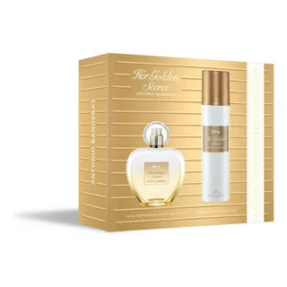 Banderas Her Golden Secret Edt 80ml+ Deo 150ml