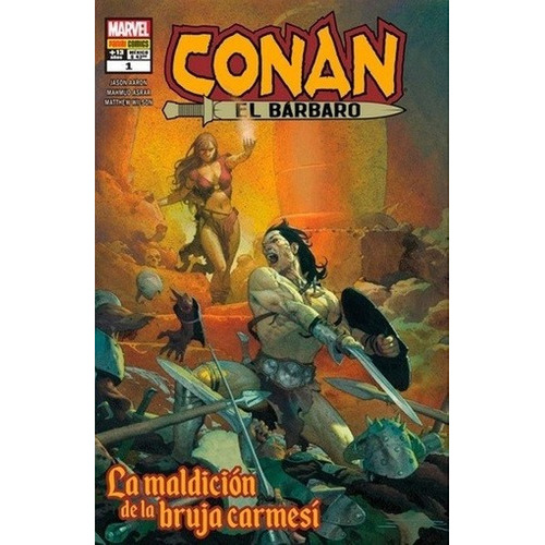 Conan El Barbaro 01: La Maldicion De La Bruja Carmes, De Jason Aaron. Editorial Paniniics Argentina En Español