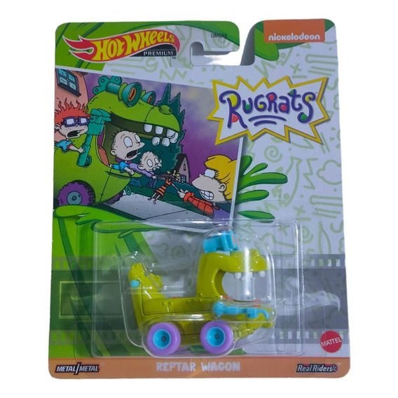 Hot Wheels Premium Rugrats Reptar Wagon Nickelodeon Mattel  