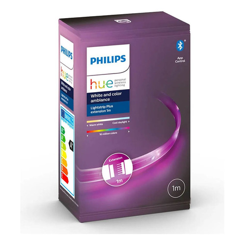 Philips Hue Tira Led Extension Plus V4 De 1 Metro Color de la luz RGB