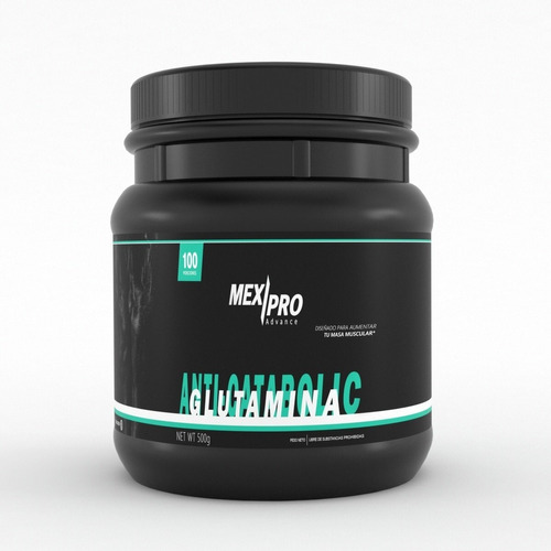 Glutamina Anti-catabolic Mex Pro 500 Gramos Todos Los Sabor Sabor Limón