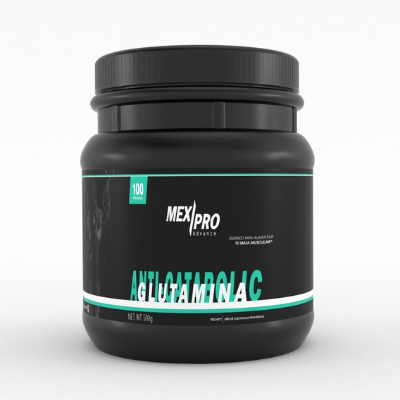 Glutamina Anti-catabolic Mex Pro 500 Gramos Todos Los Sabor Sabor Limón