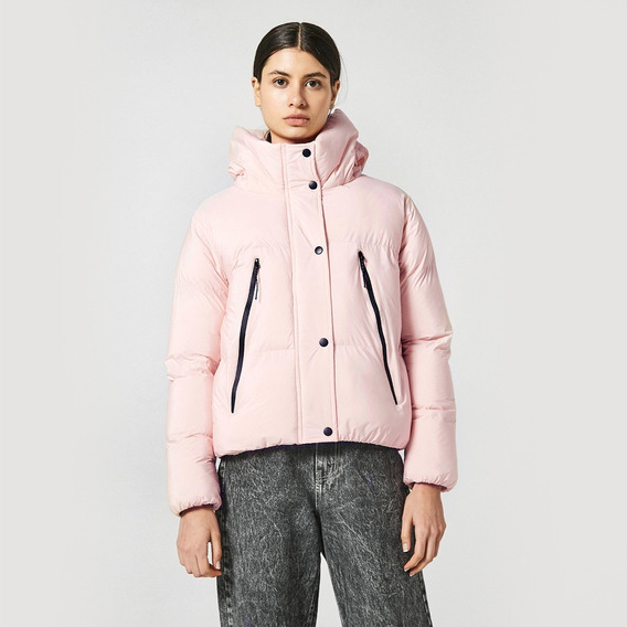 Campera Mujer Puffer Inflada Capucha Anubis Parka Supply