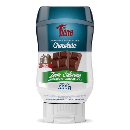 Salsa de chocolate Mrs. Taste Zero Calorías sin TACC en frasco 335 g