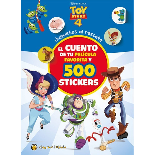 Juguetes Al Rescate - Toy Story 4 - Mundo De Stickers, de No Aplica. Editorial El Gato de Hojalata, tapa blanda en español, 2022