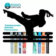 Medallero Taekwondo-karate-femenino-artes Marciales-mujer