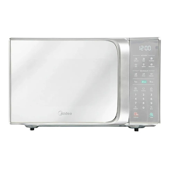 Microondas Digital Midea 21l Puerta Espejada Silver Febo