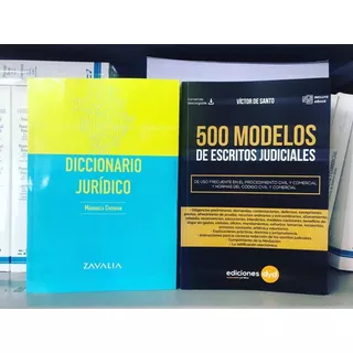 500 Modelos Escritos Judiciales + Diccionario Jurídico.