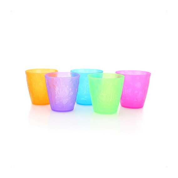 Vasos Apilables Para Bebé X5 Unidades - Baby Innovation Color Multicolor Liso
