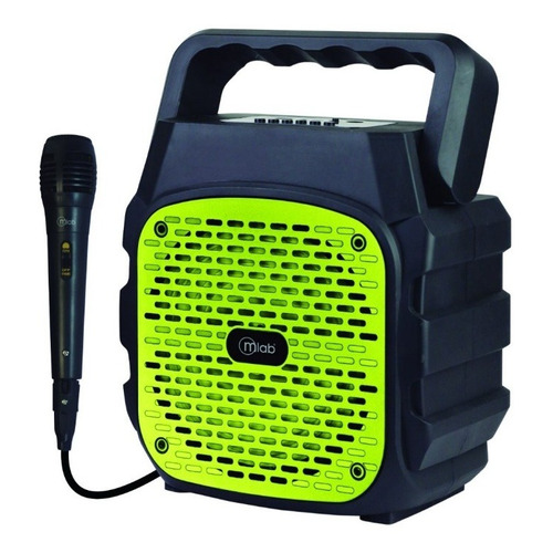 Parlante Mlab  Outdoor Fun Bluetooth Karaoke Verde
