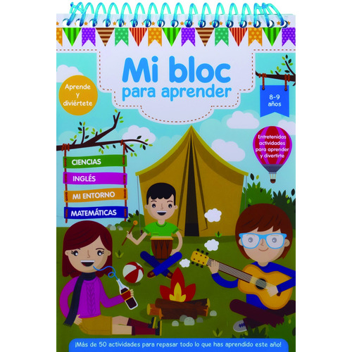 Mi Bloc Para Aprender: 8 - 9 Años, de Varios. Serie Mi Bloc Para Aprender: 5 - 6 Años Editorial Silver Dolphin (en español), tapa blanda en español, 2021