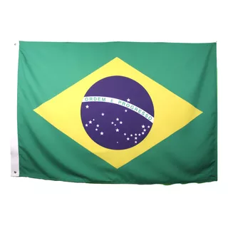 Bandeira Do Brasil Oficial Dupla Face (1,28 X 0,90)