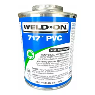 Pegamento Weld On 717 Transparente Bote 1 Litro