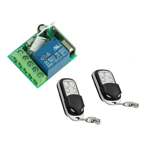 Kit Módulo De Interruptor + 2 Control 433mhz