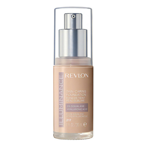 Base de maquillaje líquida Revlon ILluminance Skin-caring Foundation Beige tono 217 beige - 30mL 0.5g