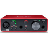 Interfaz De Audio Focusrite Solo 3era Gen Usb + Plugins