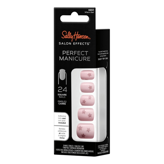 Kit De Uñas Postizas Sally Hansen Salon Effects Press On