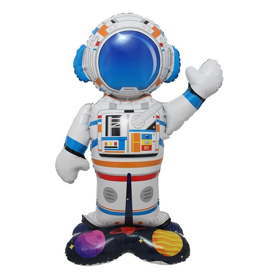 Globo Astronauta Súper Gigante Astronomía Cumpleaños 150cm