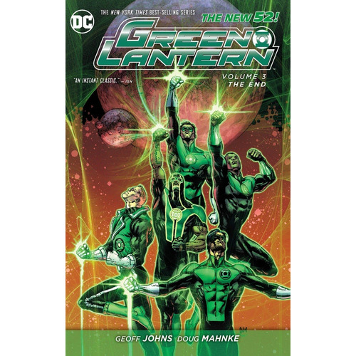 Green Lantern The End Vol 3 The New 52 Dc Comics Tapa Dura