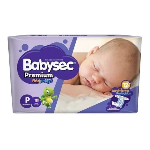 Babysec premium pañales P pack 4 paquetes