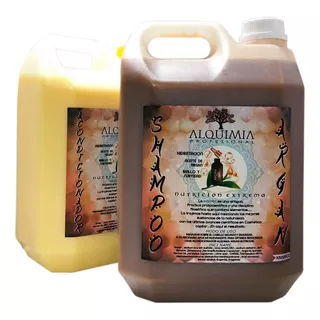 Shampoo Y Acondicionador X 5 Litros De Argan Oil Alquimia