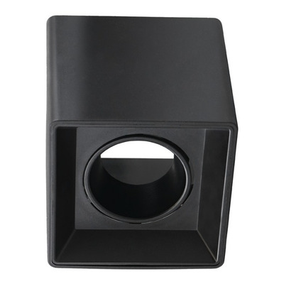 Plafon Spot Axe Negro Apto Led Gu10 Monovolumen Moderno Lk