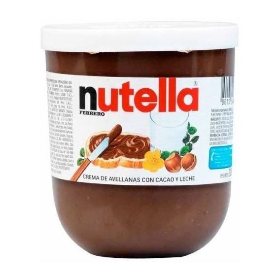 Crema De Avellana Nutella 200gr - Kg a $81