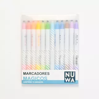 Marcadores Magicos Resaltador Cambia De Color X12 U - Nuwa