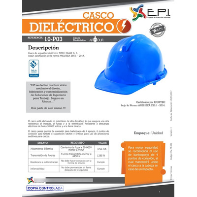 Casco Seguridad Dieléctrico Barbuquejo Ingeniero Certificado