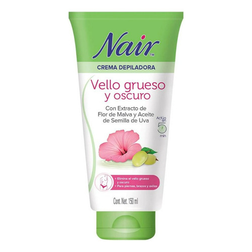 Crema Depiladora Para Vello Grueso Y Oscuro Nair Argan 150ml