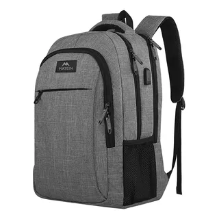 Mochila Escolar Matein 1007 Color Gris 35l