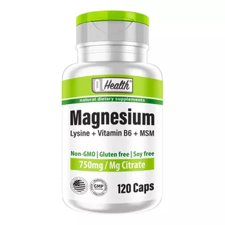 Magnesio + Lisina + B6 120 Caps - Unidad a $538