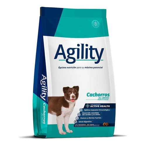 Alimento Agility Agility para cachorros para perro cachorro todos los tamaños sabor mix en bolsa de 15 kg