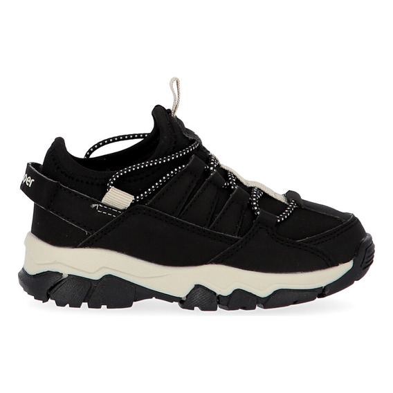 Zapatillas Topper Serra En Negro Y Beige | Dexter