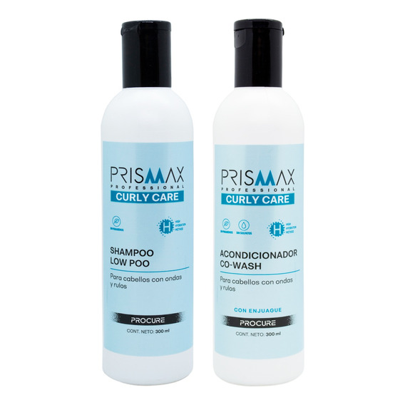 Prismax Curly Care Shampoo + Acondicionador Rulos Chico 6c