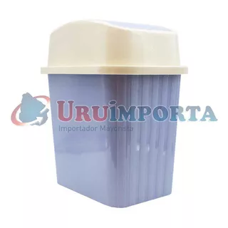 Cesto Basura C/tapa Plast Colores Surtid E187xj