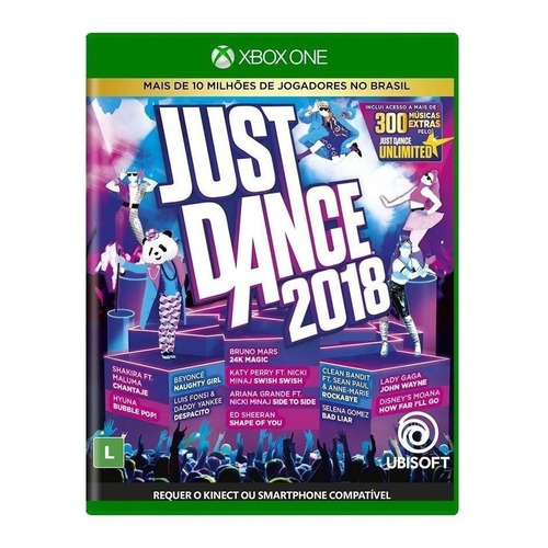Just Dance 2018  Standard Edition Ubisoft Xbox One Físico