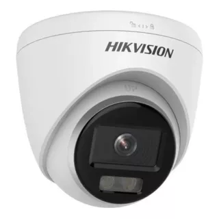 Câmera De Segurança Hikvision Colorvu Ds-2ce70df0t-pf 2,8mm Turbo Hd Com Resolução De 1080p Visão Nocturna Incluída