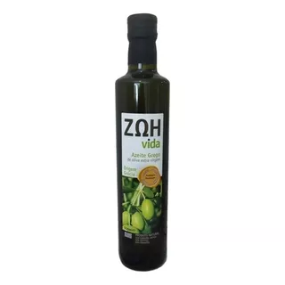 Azeite Grego Zoh 500 Ml Natural E Anti Oxidante