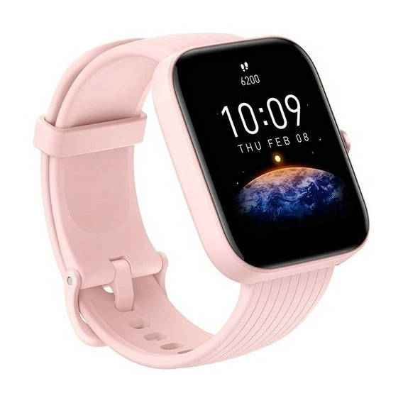 Smartwatch Amazfit Bip 3 Pro 1.69'' 40mm Aluminio Pink Caja Rosa Malla Rosa Bisel Negro