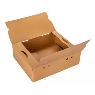 Caja Delivery  P/ 2 Combos (25x20,5x 7.5cm) X 90 Unid.